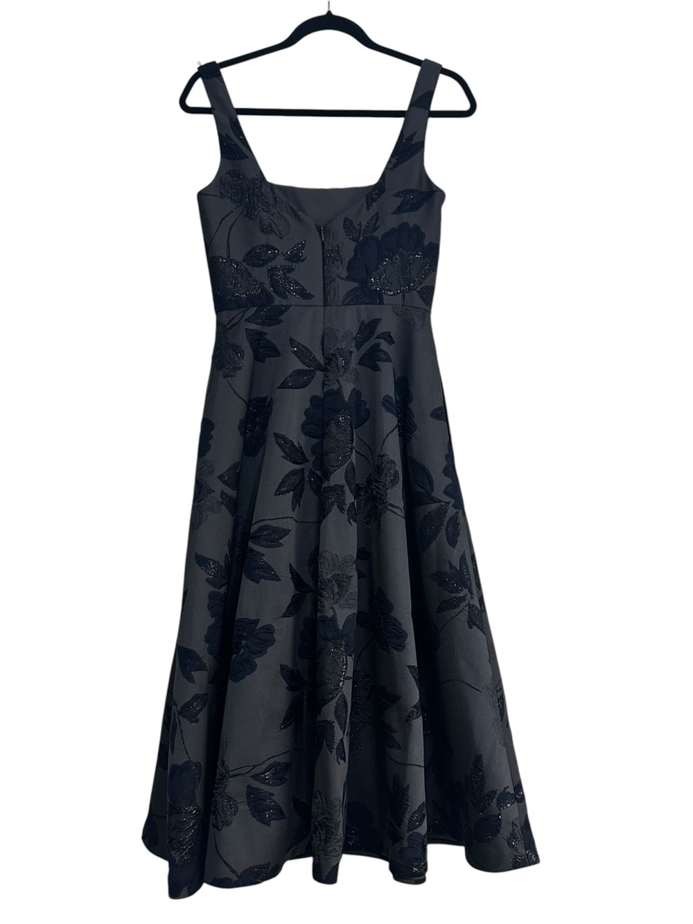 Dessy Collection Metallic Fit&Flare Midi Dress, Size 2 - Picture 6 of 11